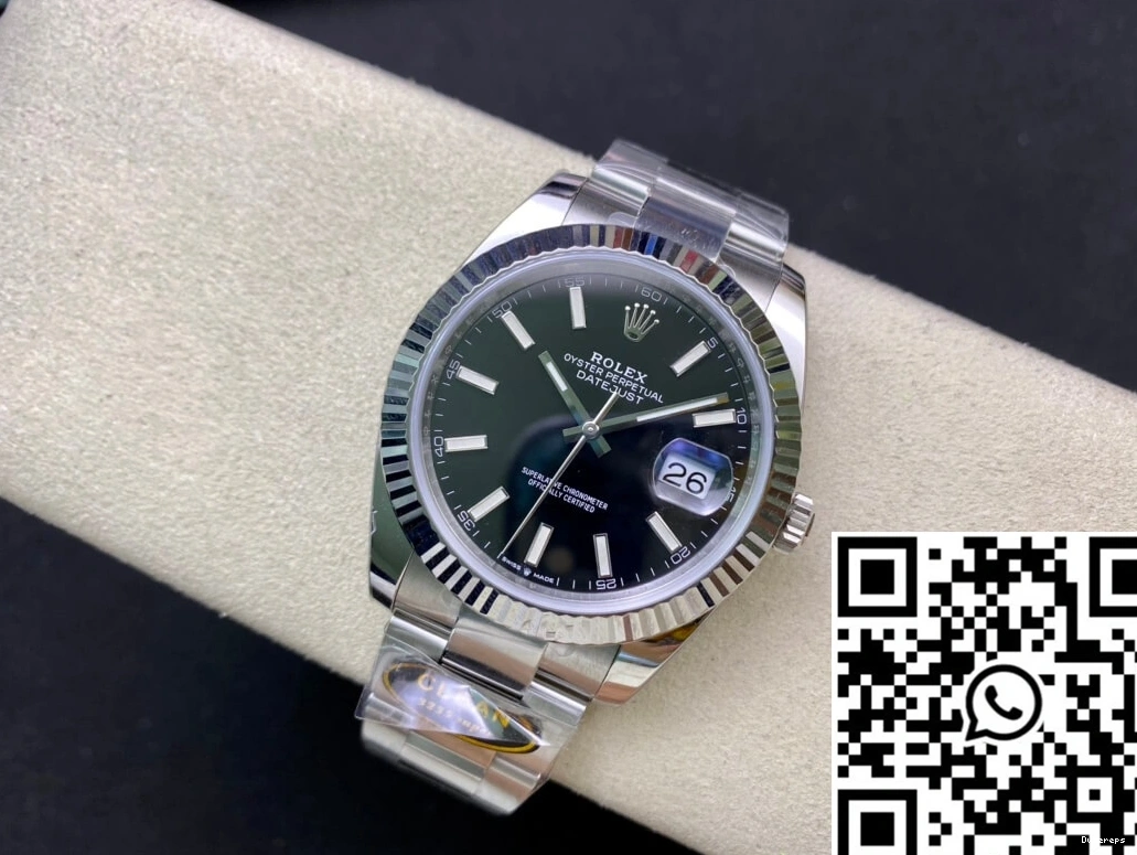 Rolex Factory Dial Datejust M126334-0017 Black Clean 0124